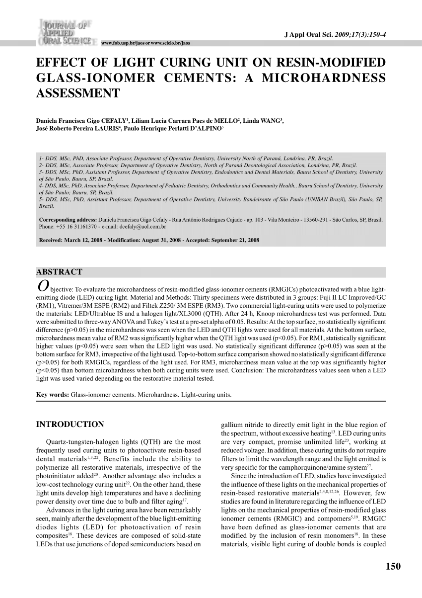 resin modified glass ionomer cement pdf