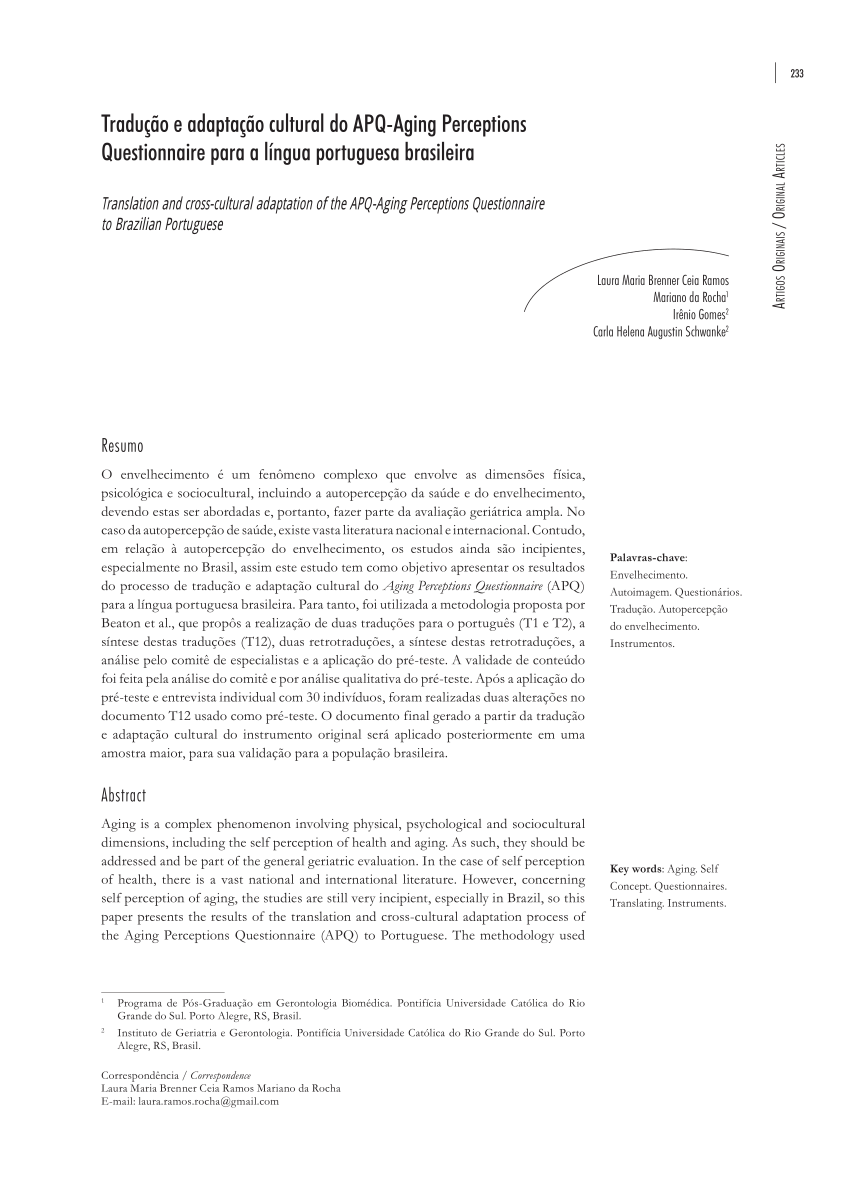 PDF) Tradução e Adaptação Cultural do Questionário PRTEE (patient-rated  tennis elbow evaluation) para a Língua Portuguesa