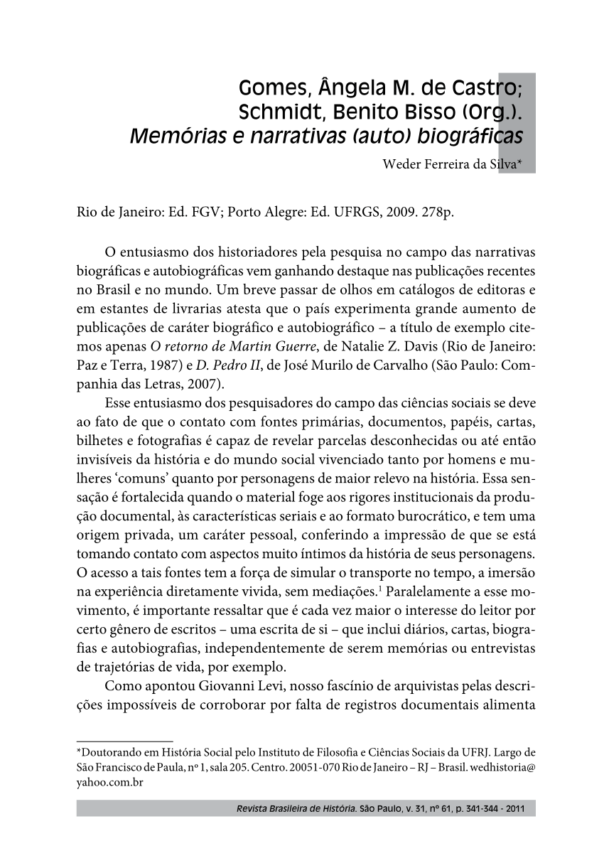 Oliveira RenatoMarquesde M PDF, PDF, Biografia