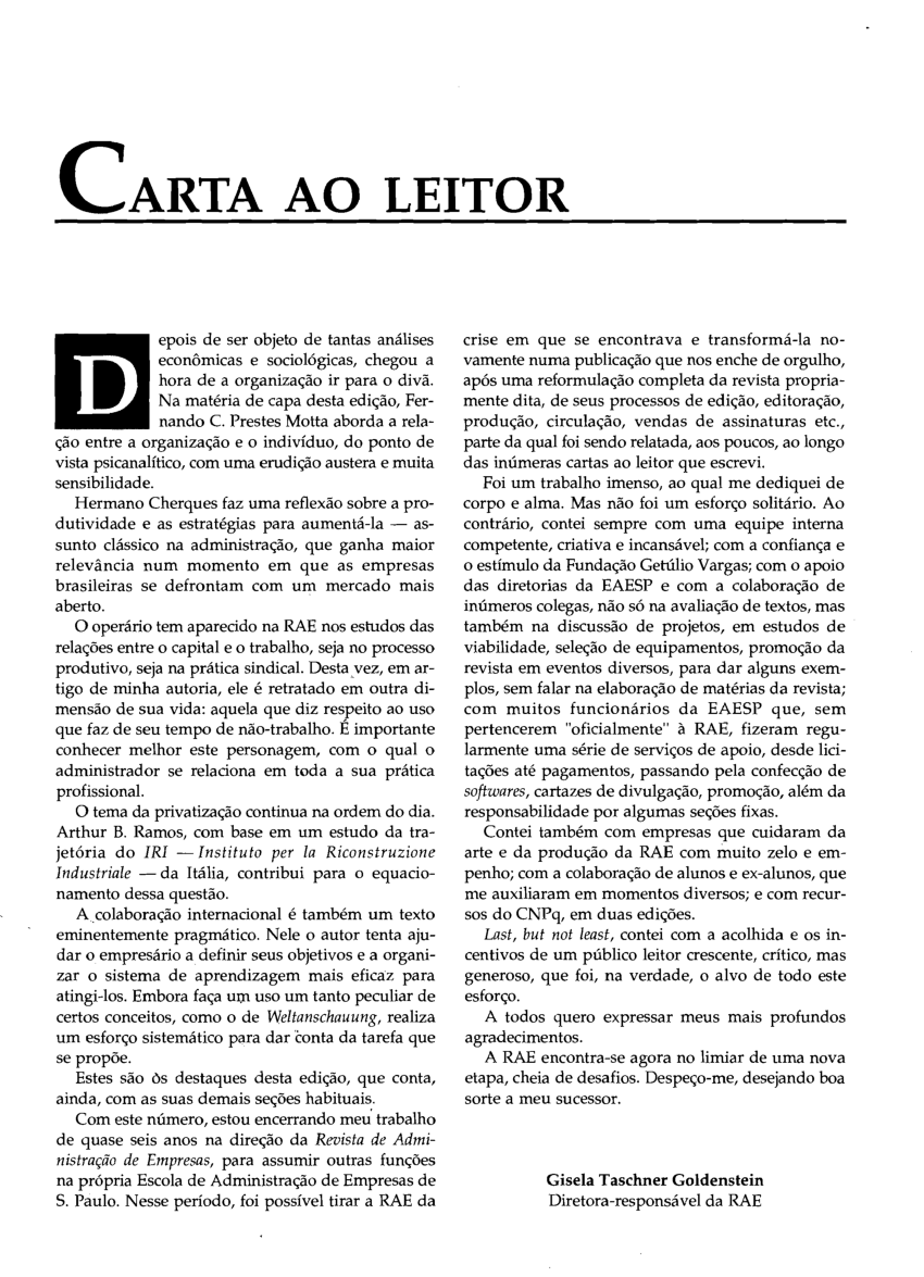 PDF Carta Ao Leitor