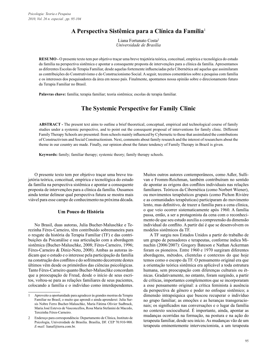 Contribuições de Murray Bowen à terapia familiar sistêmica