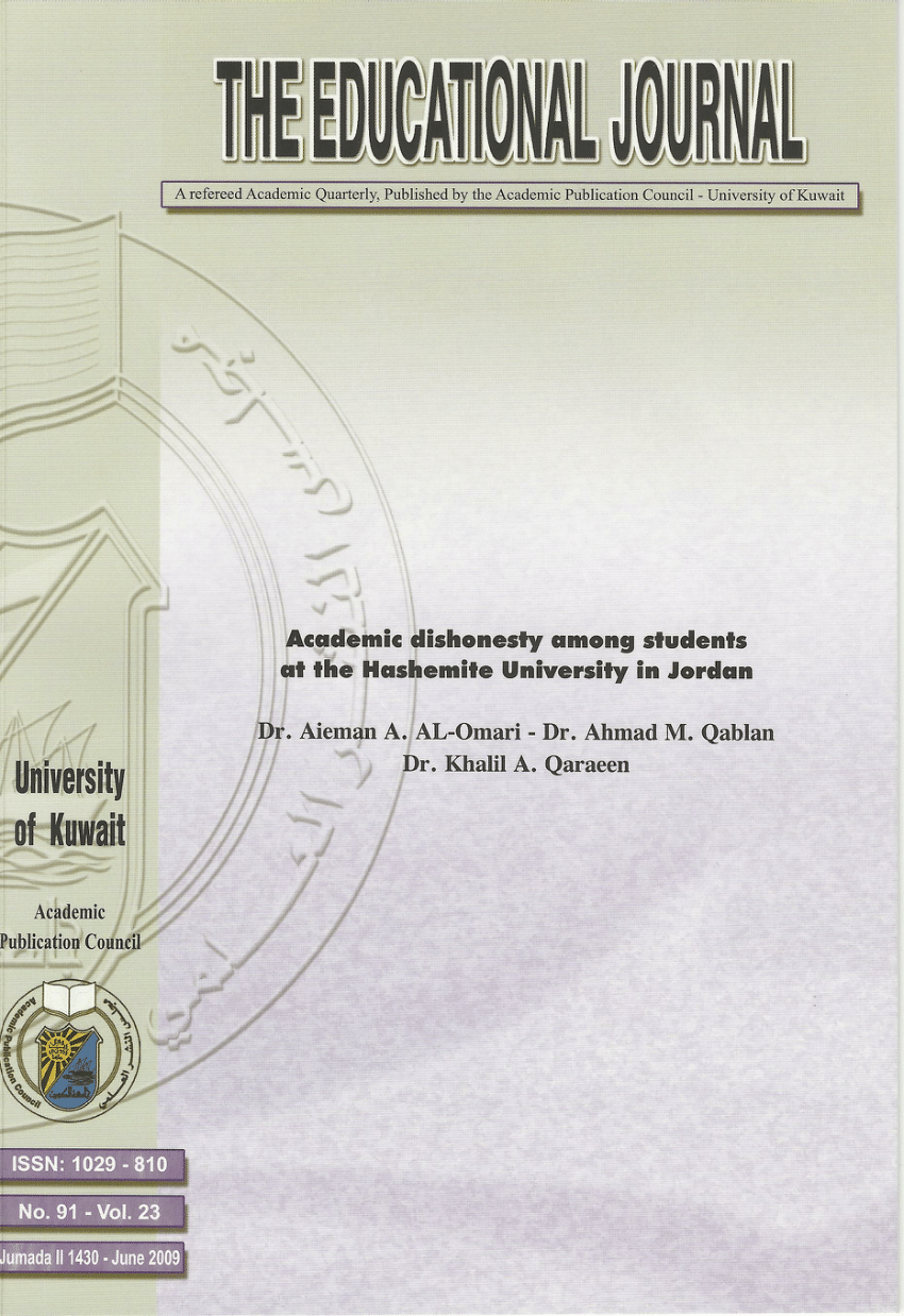 PDF) Academic among the Hashemite University Jordan