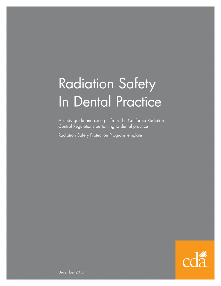 Dental Radiation Technique Chart