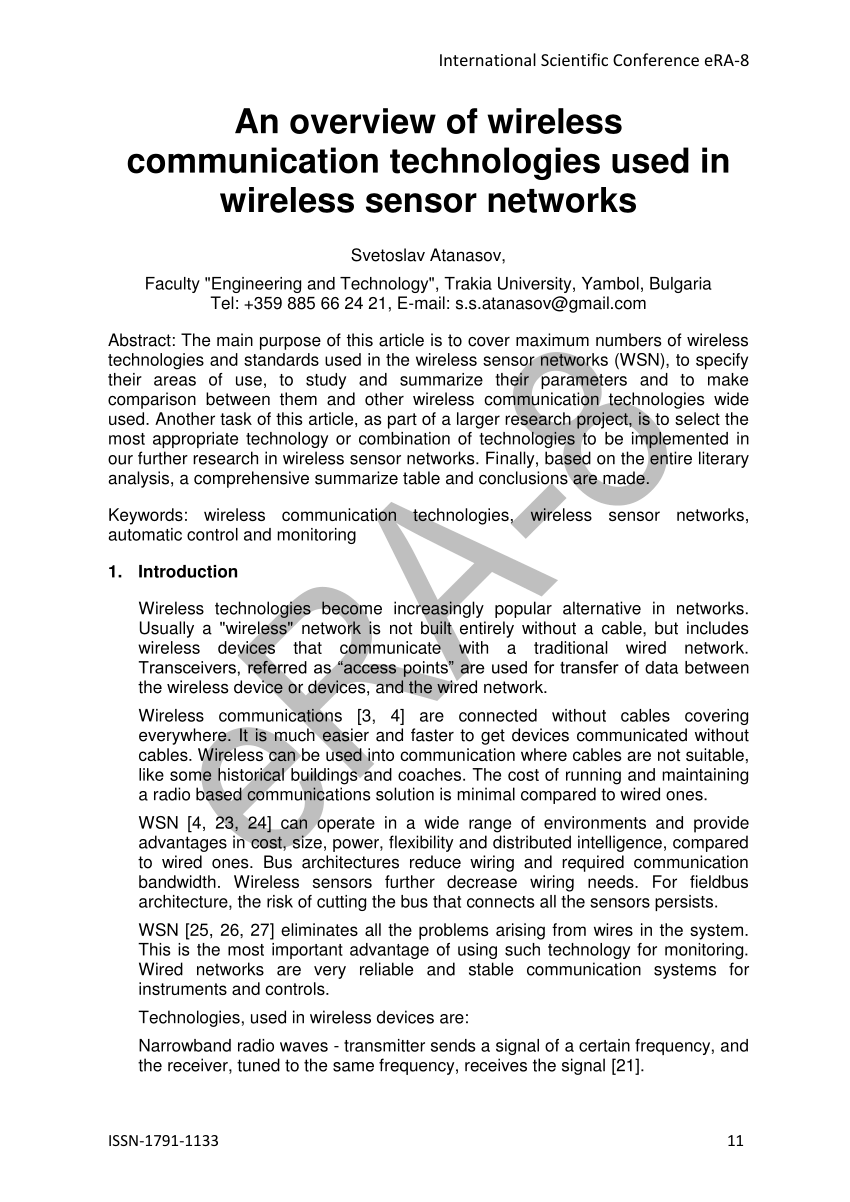 research paper of wireless communication