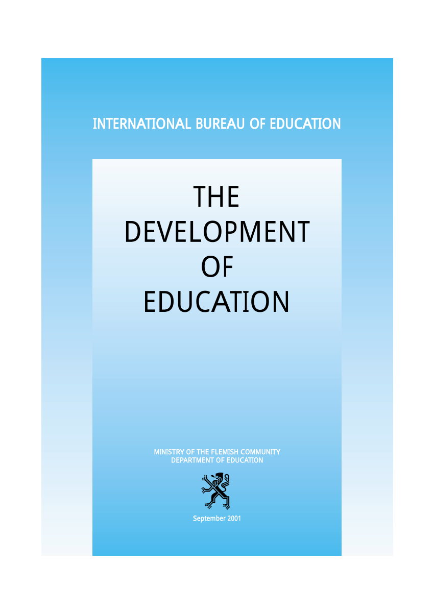 PDF) THE DEVELOPMENT OF EDUCATION