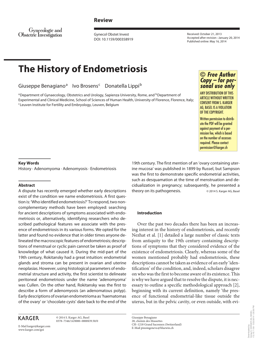 thesis on endometriosis pdf