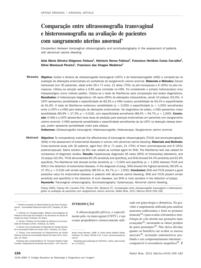 Pdf Comparison Between Transvaginal Ultrasonography And Hot Sex Picture