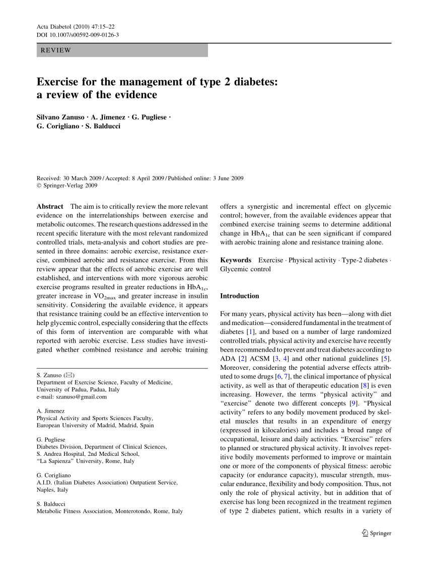 research article on diabetes management