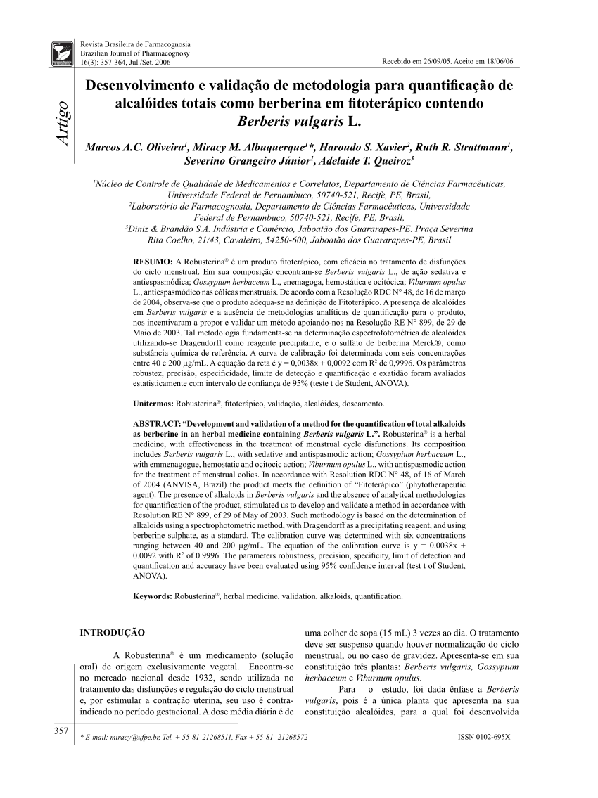 Pdf Development And Validation Of A Method For The - robusterina