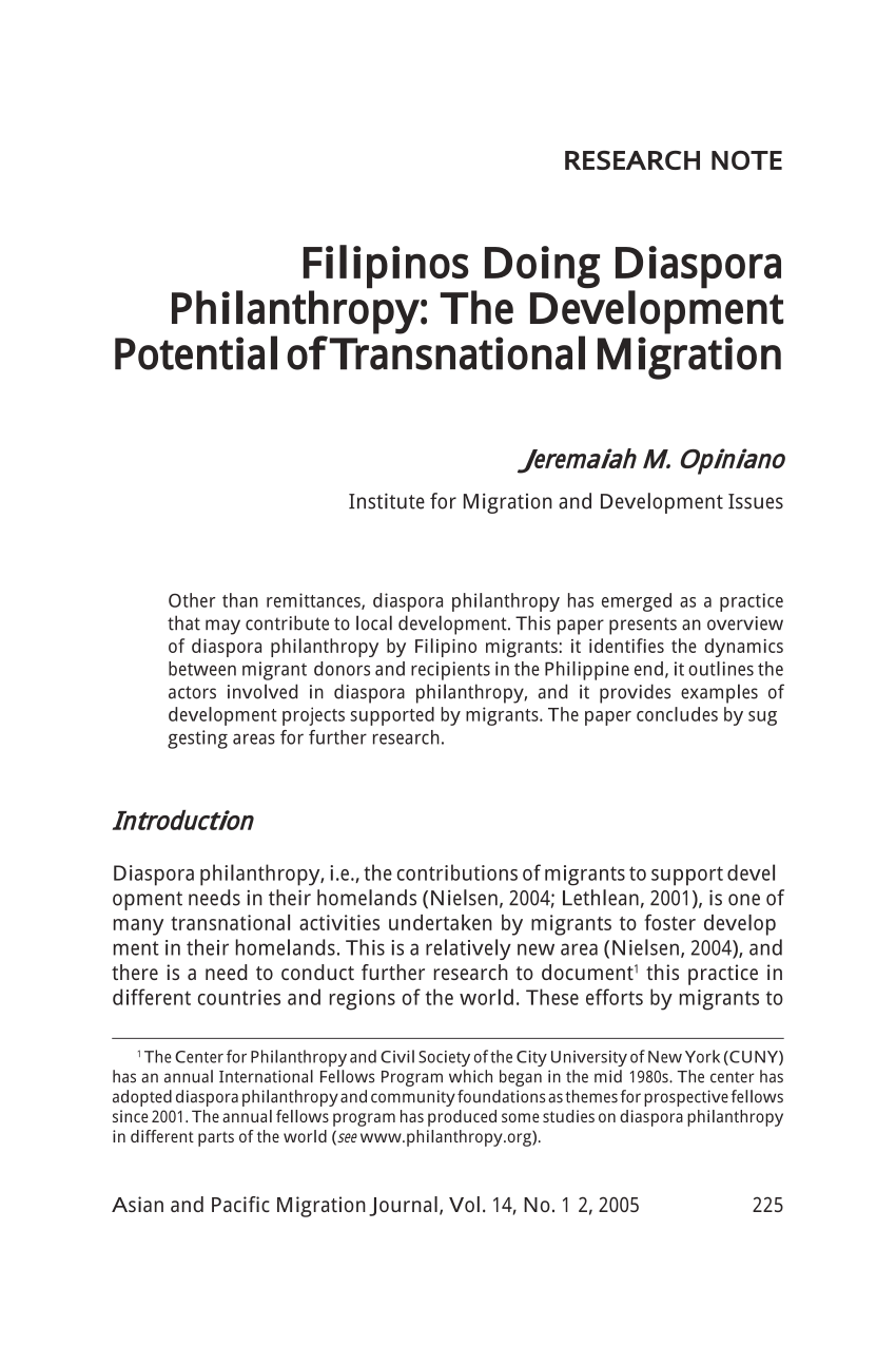 filipino diaspora definition