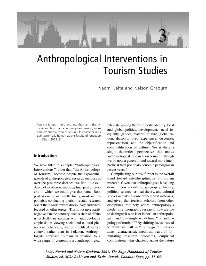 PDF) Cannibal Tours Revisited: The Political Ecology of Tourism