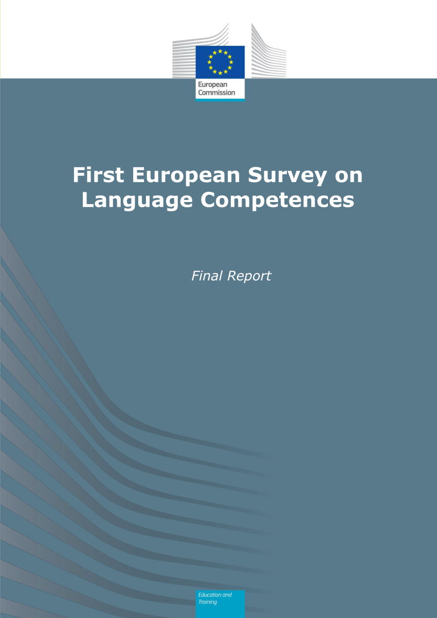 Pdf First European Survey On Language Competences Final Report
