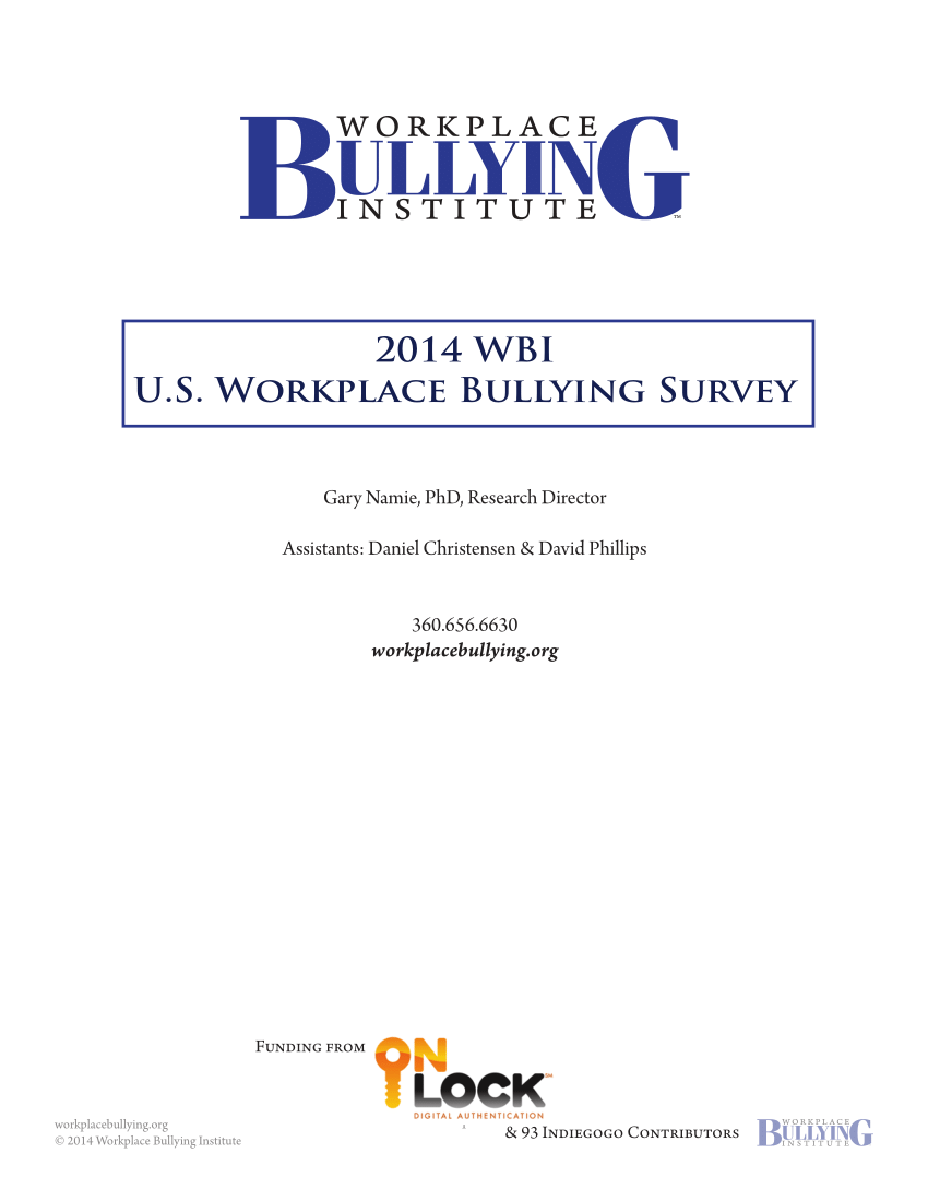 workplace bullying phd thesis pdf