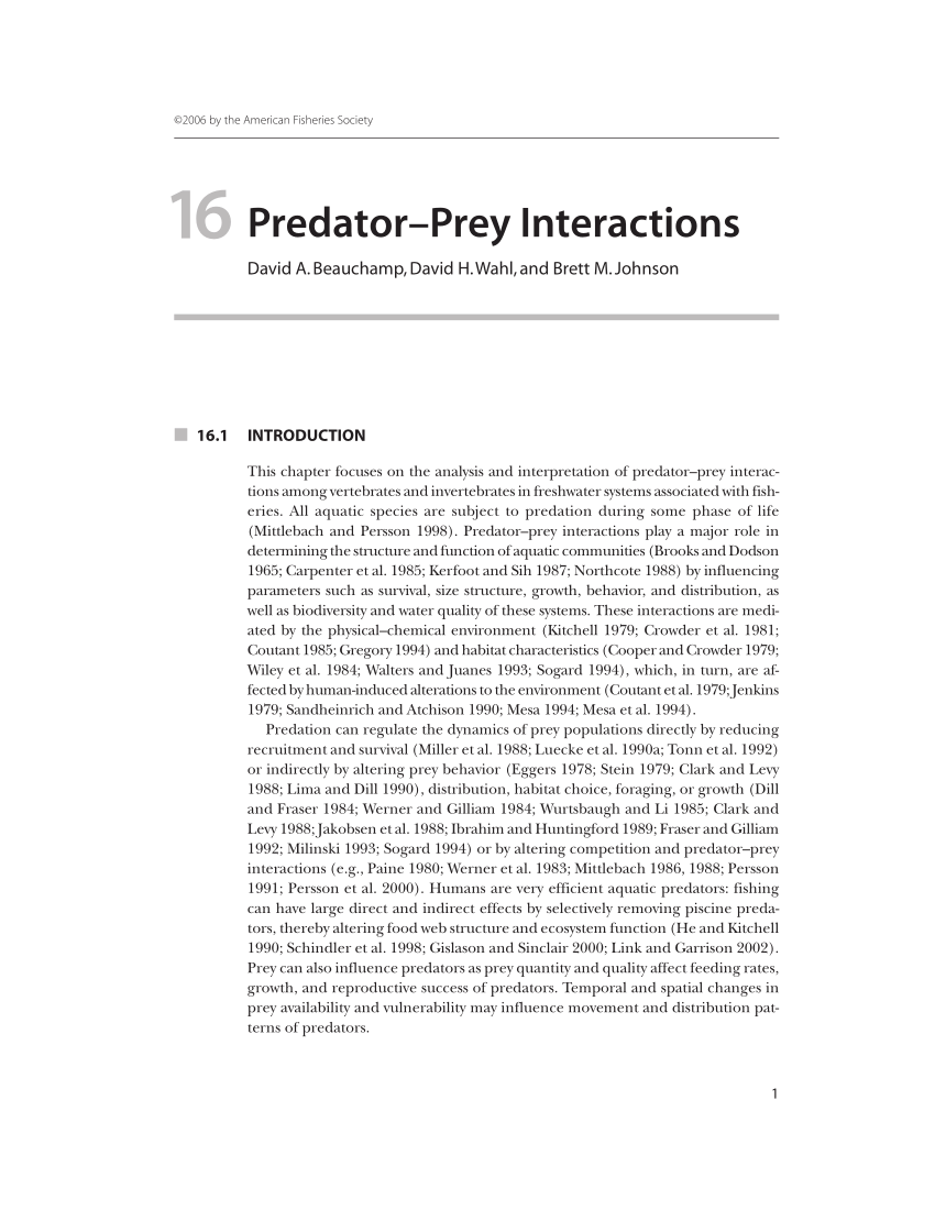 prey vs predator lab