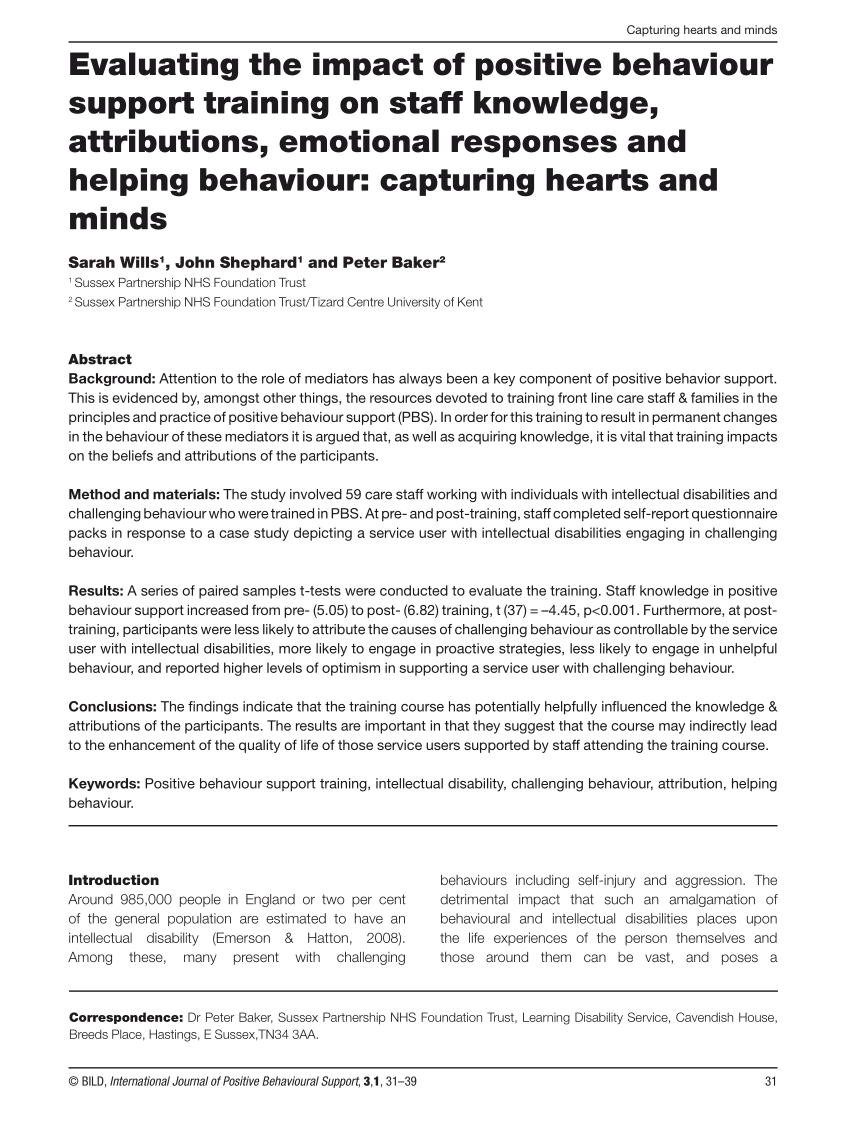 research helping behaviour