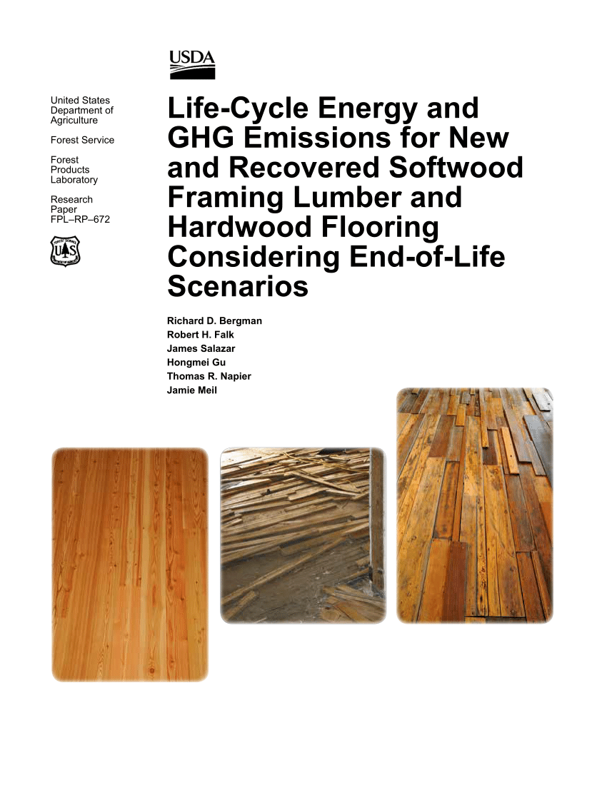 (PDF) Life cycle primary energy and carbon analysis of recovering softwood framing lumber and
