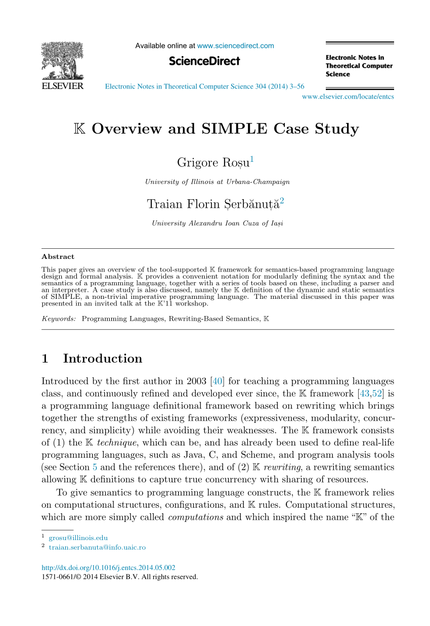 case study meaning in k