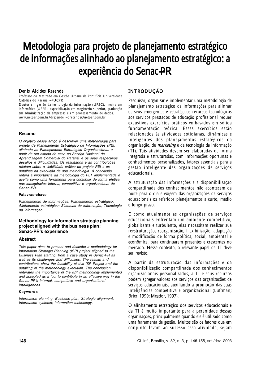 Senac PR - Serviços