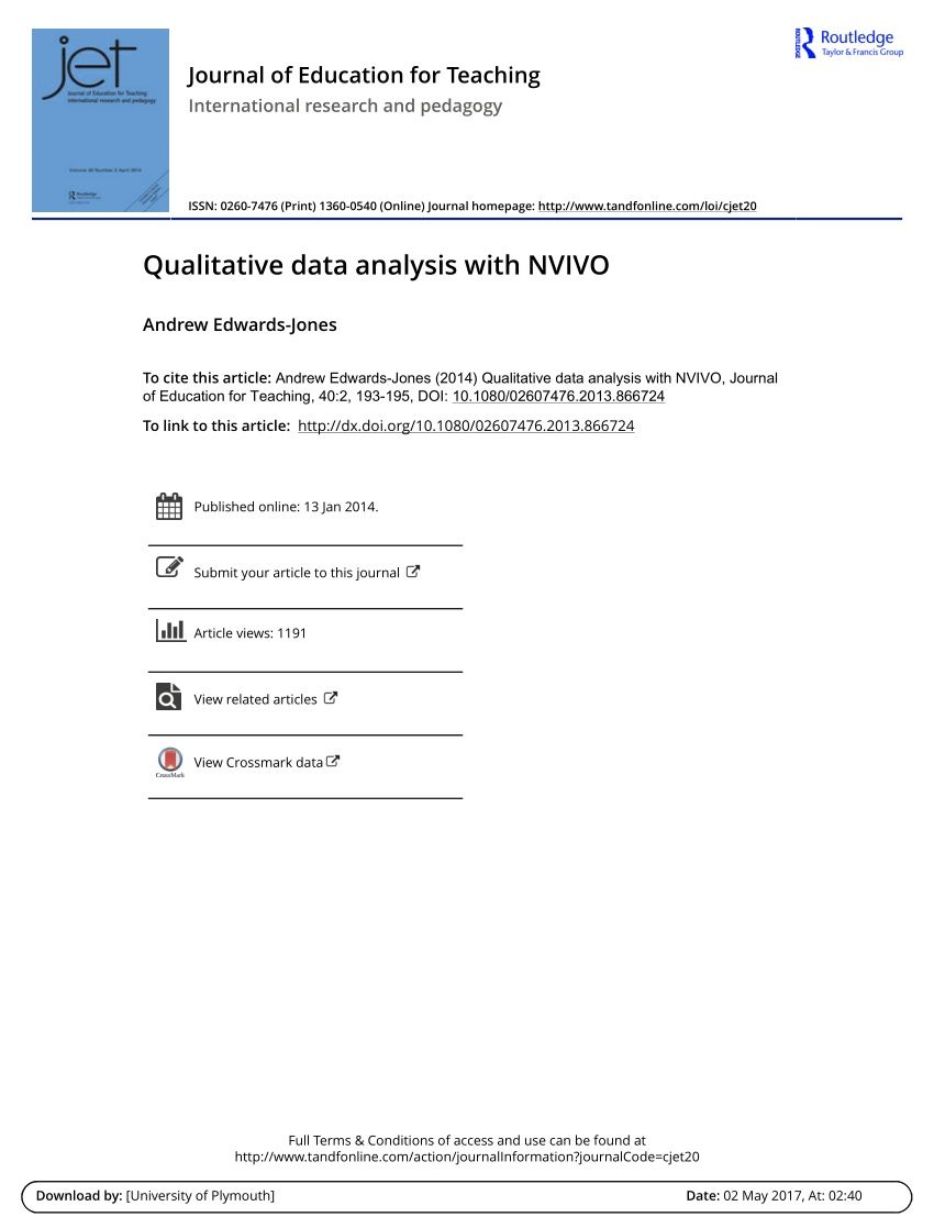 nvivo qualitative data analysis software version 10