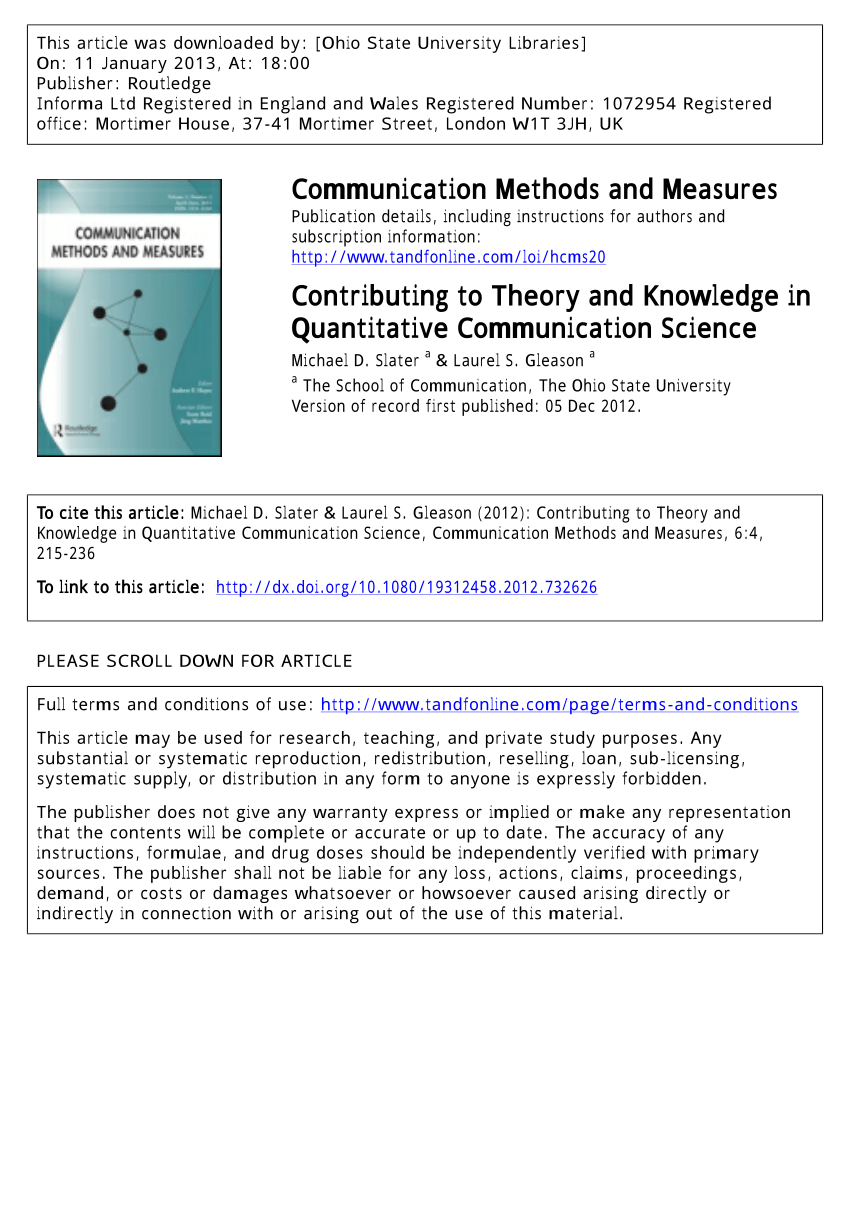 quantitative research about communication skills