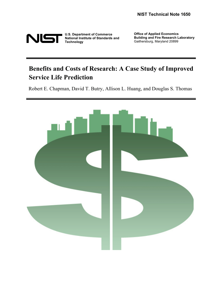 PDF) Benefits and Costs Research: A Case Study of Improved Service Life