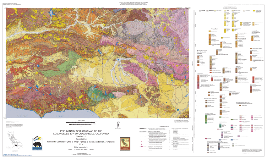 Elevation Map Of Los Angeles - Map