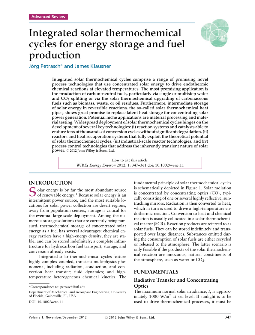 Thermaly integrated five-step ZnSI thermochemical cycle hydrogen production  process using solar energy - ScienceDirect