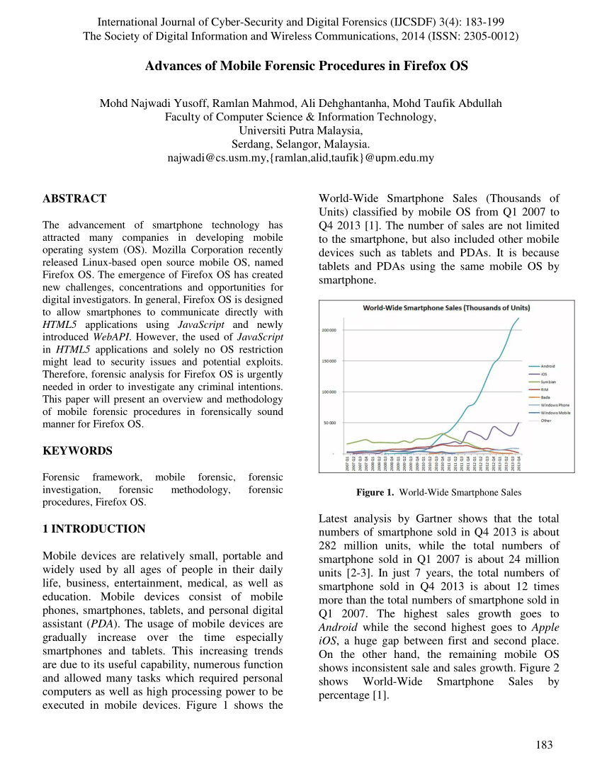 research paper on mobile forensic