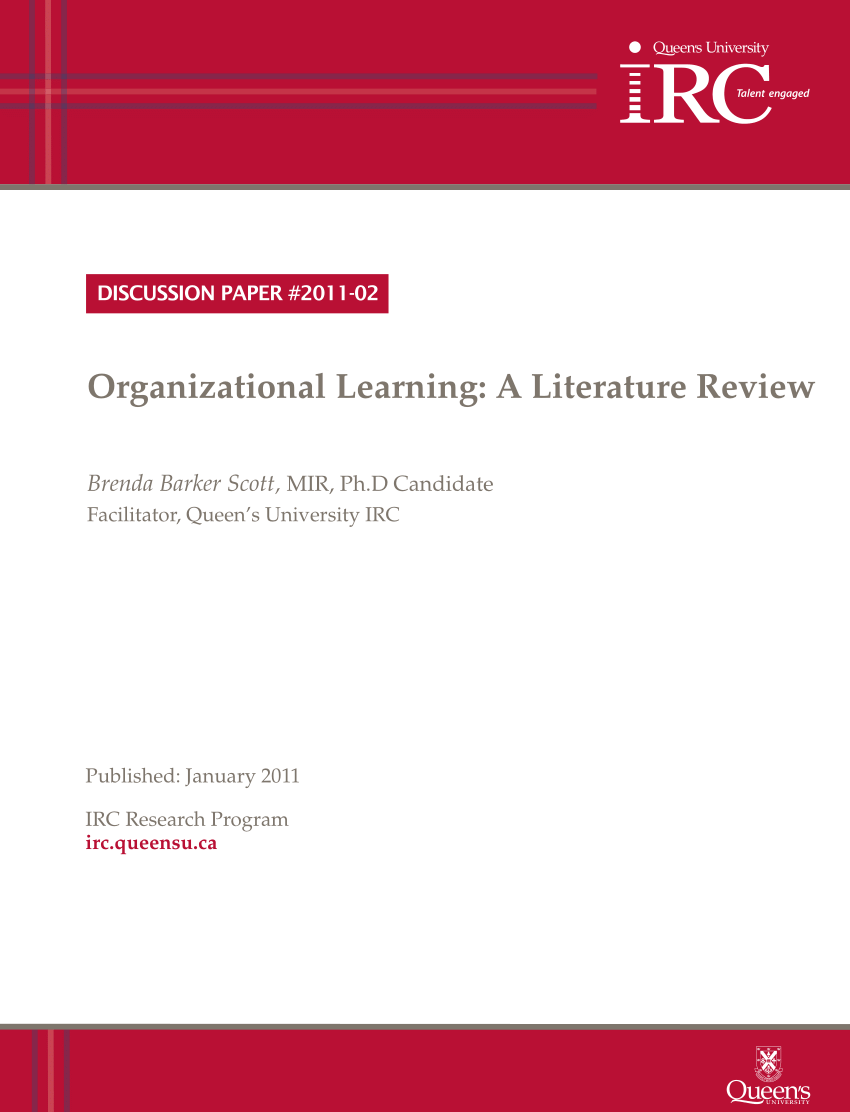 literature review of organizational development