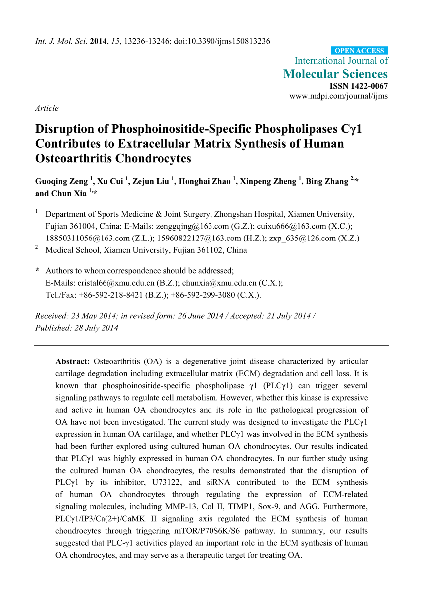 (PDF) Phosphoinositide-specific phospholipase Cγ1 