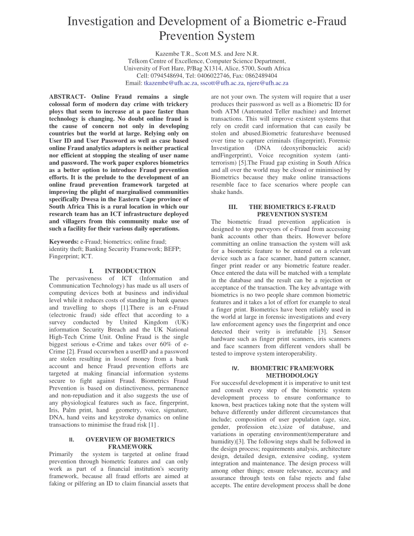 pdf-investigation-and-development-of-a-biometric-e-fraud-prevention