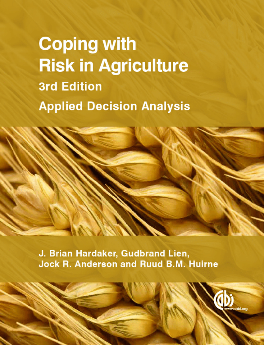 Pdf Coping With Risk In Agriculture