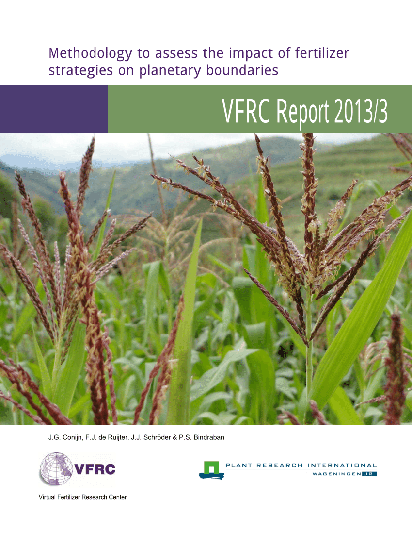 (PDF) Methodology to assess the impact of fertilizer strategies on ...