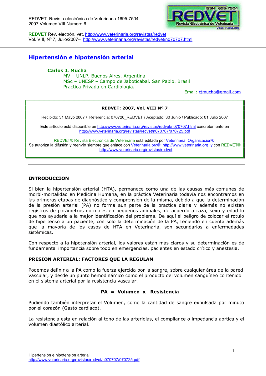 Hipertensin E Hipotensin Arterial Uagm