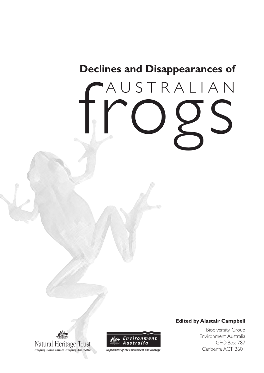 PDF) Toxicological issues for amphibians in Australia