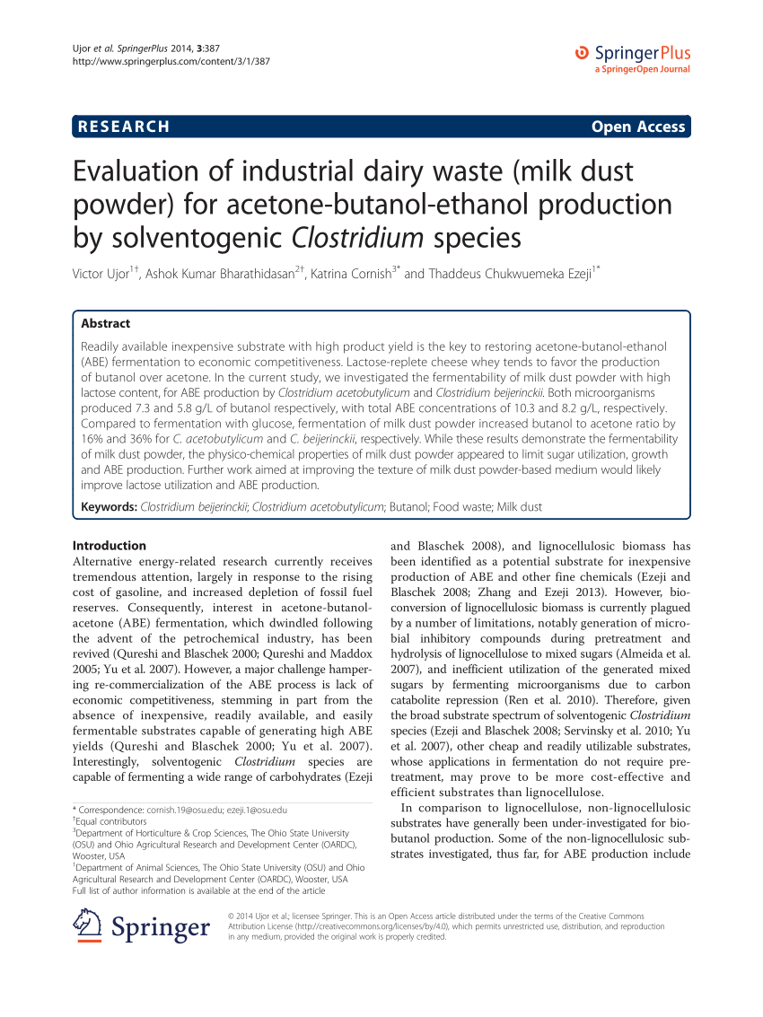 Evaluation of industrial dairy waste (milk dust powder) for