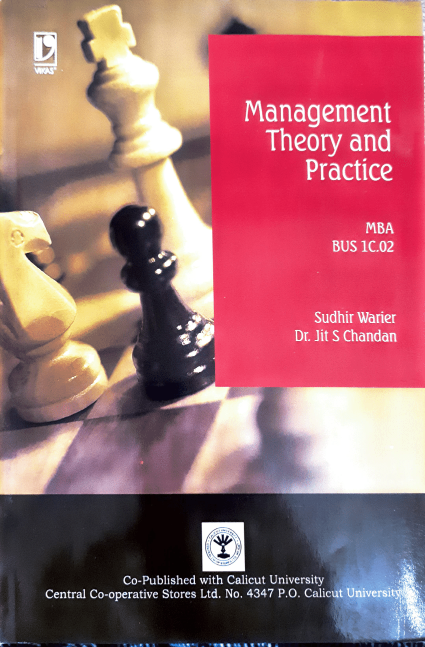 article review on management theory and practice pdf