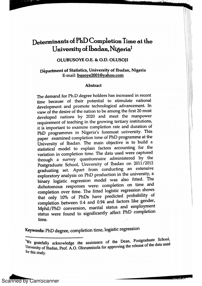 university of ibadan phd thesis