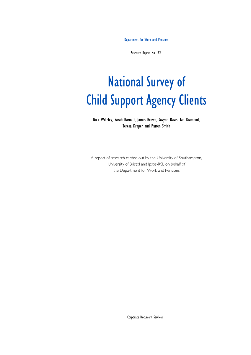 child support agency