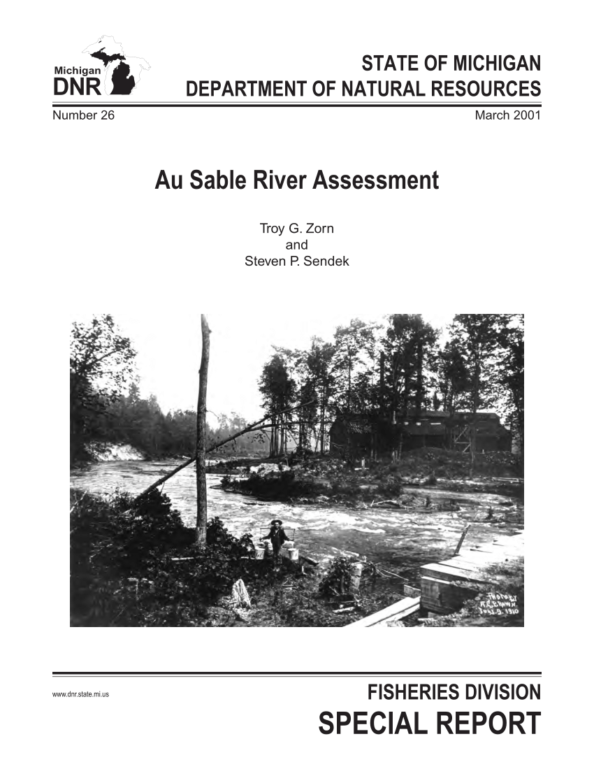 PDF) Au Sable River Assessment