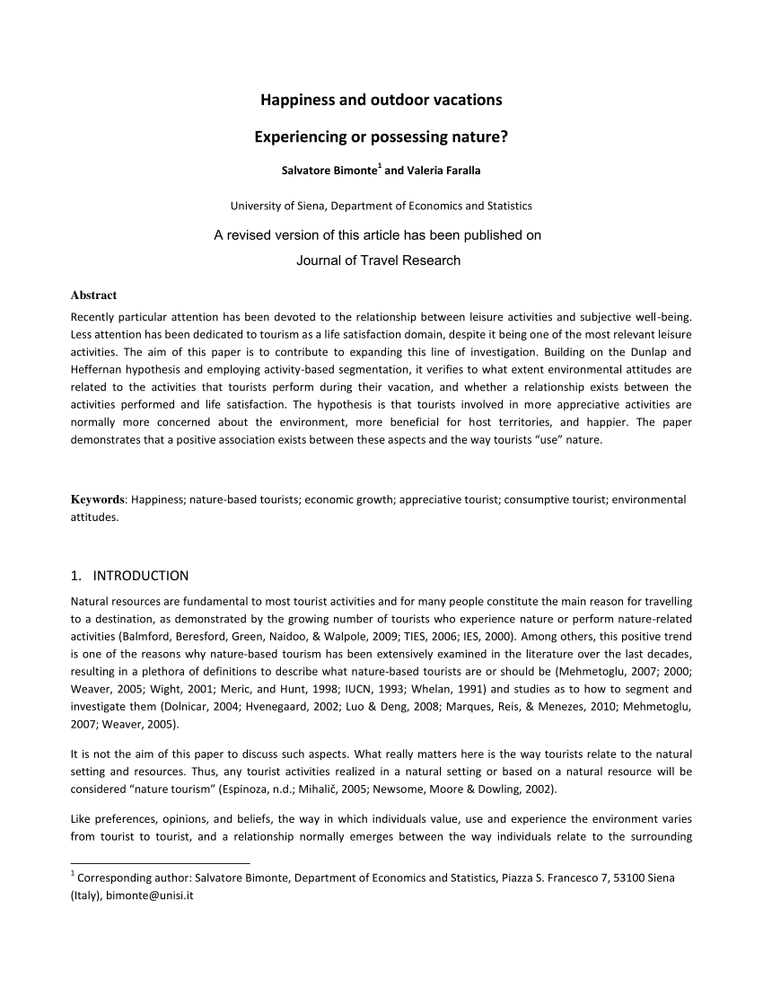 Does Consumption Buy Happiness Evidence From The United States - does consumption buy happiness evidence from the united states thomas deleire request pdf