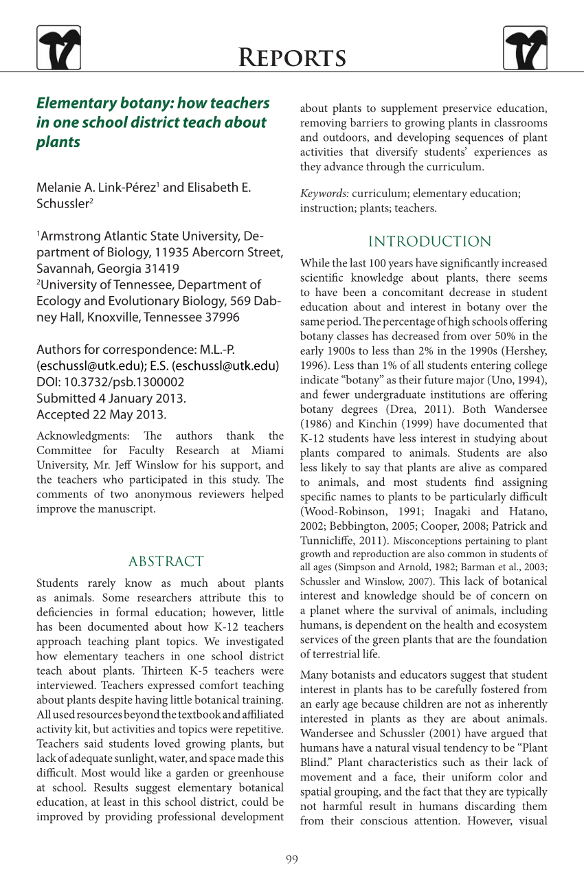 research proposal in botany pdf