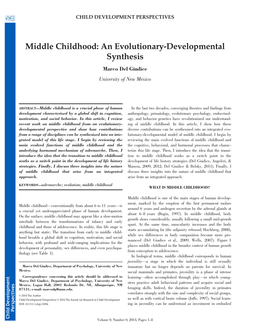 psychology of child development pdf