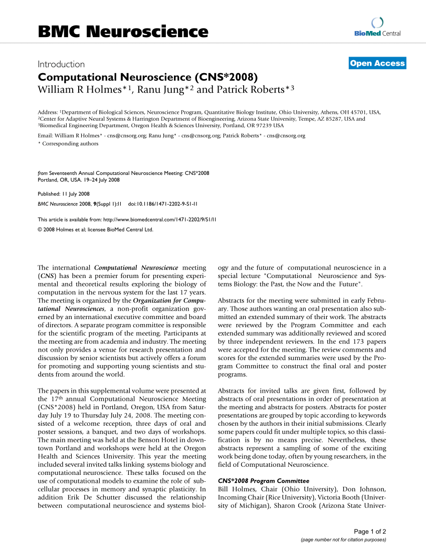 computational neuroscience phd thesis