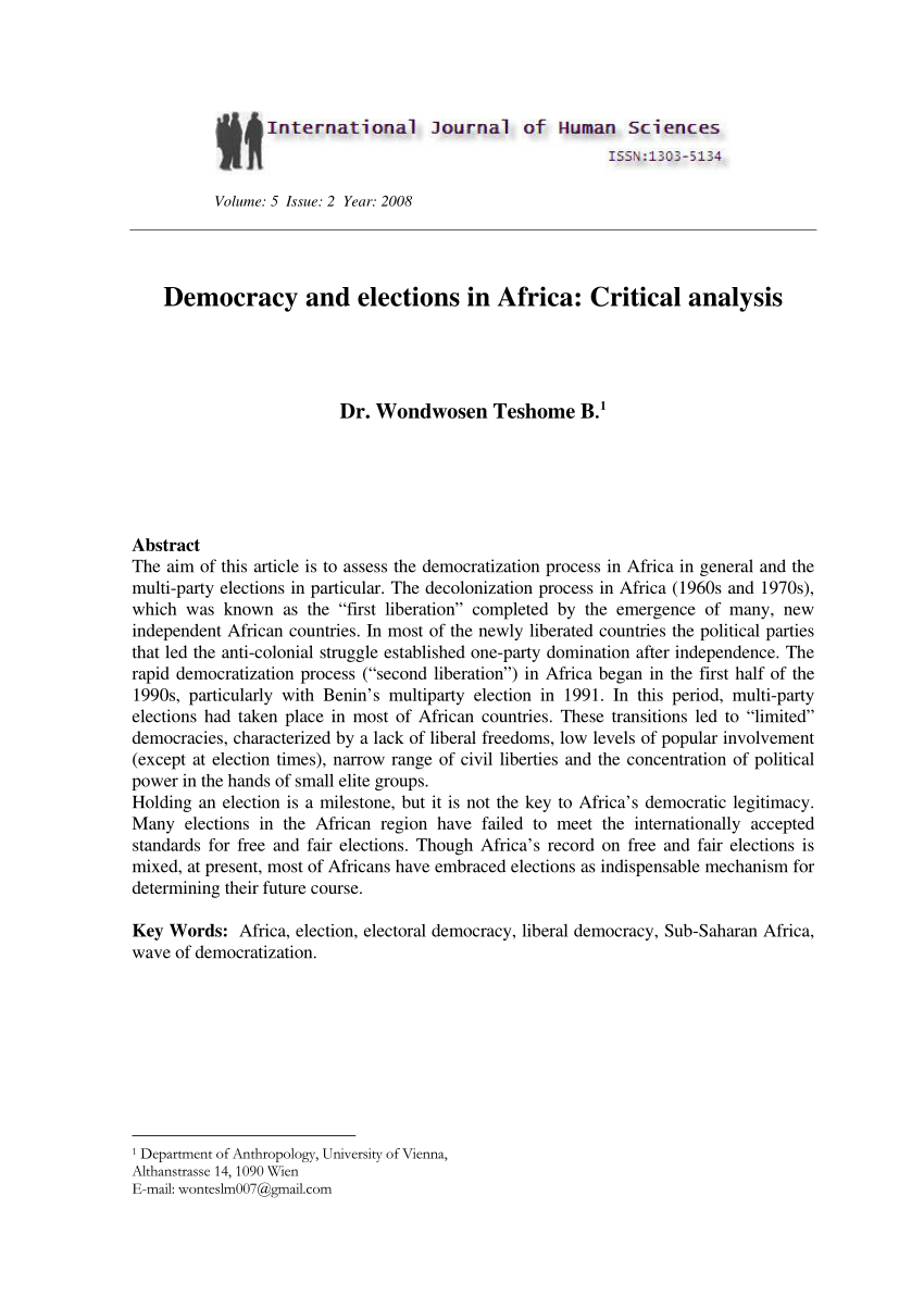 pdf-democracy-and-elections-in-africa-critical-analysis