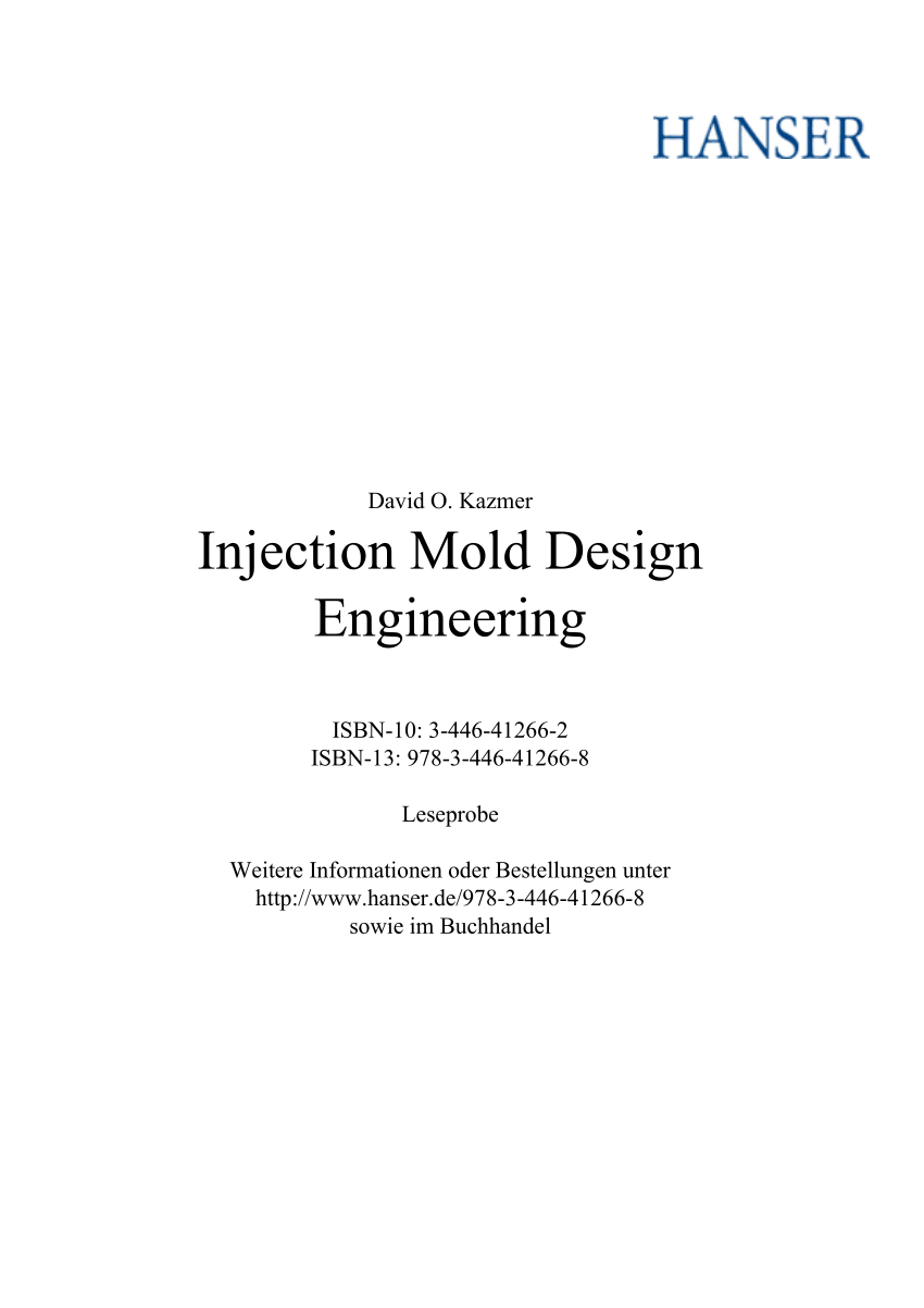 (PDF) Injection Mold Design Engineering