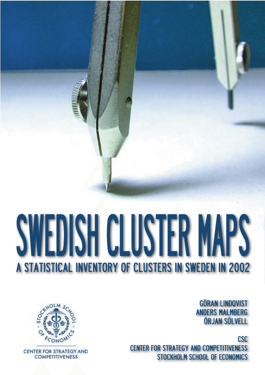 Clusters of Sweden  We support Swedish cluster organisations and