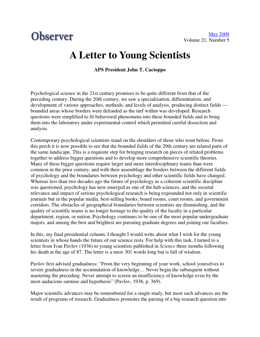 Letters to a young scientist pdf free download genesis book pdf download