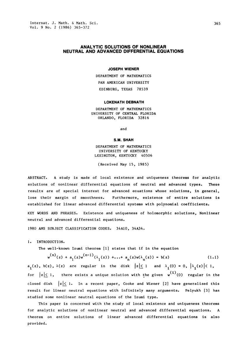 Solved (b) Consider the nonlinear system of equations z +