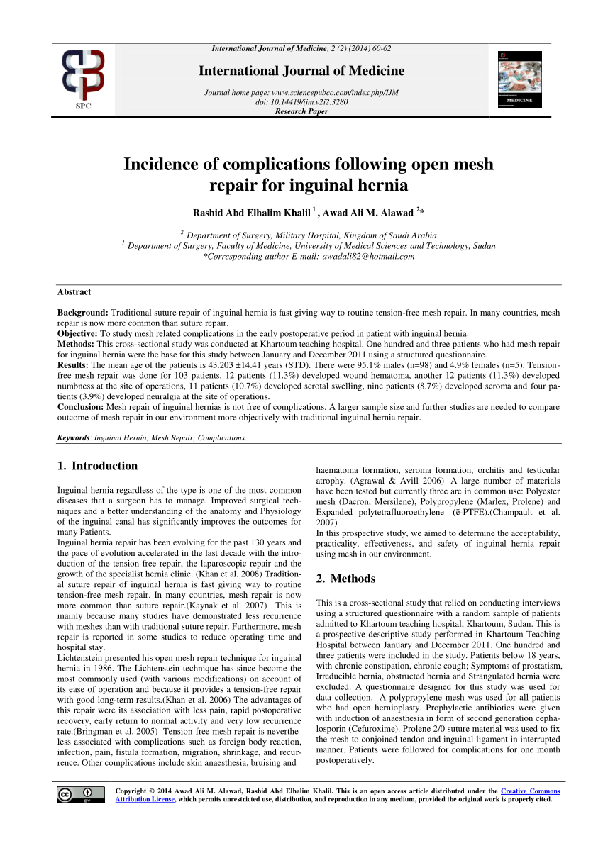 Tapp Inguinal Hernia Repair Without Mesh Fixation Technique For